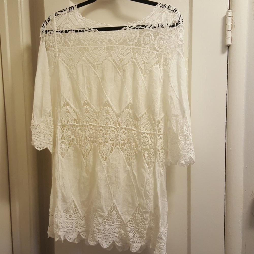Lace boho top